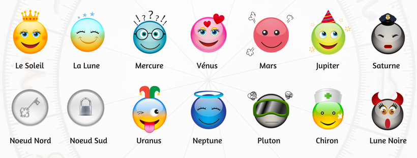 Planètes-emoji par Mademoiselle Lili 1