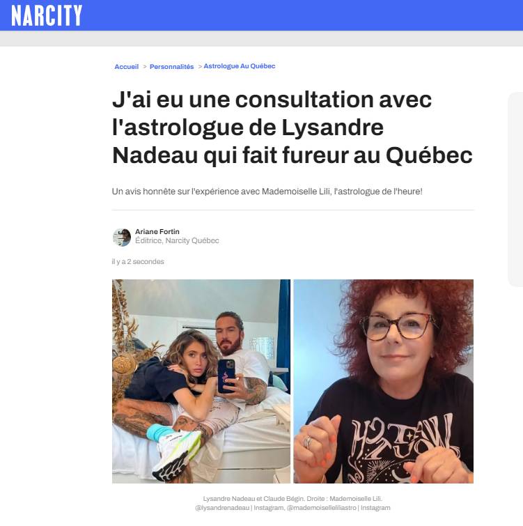 Mademoiselle Lili Narcity