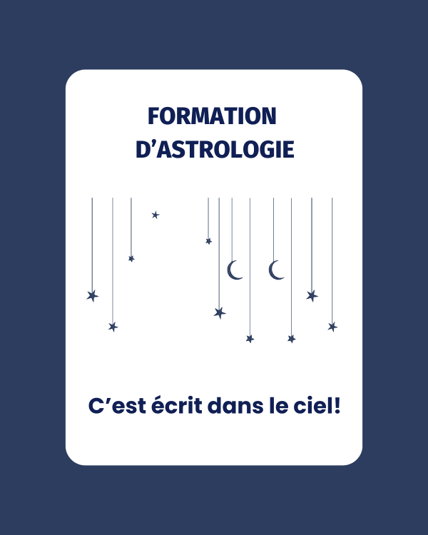Formation C'est écrit dans le ciel