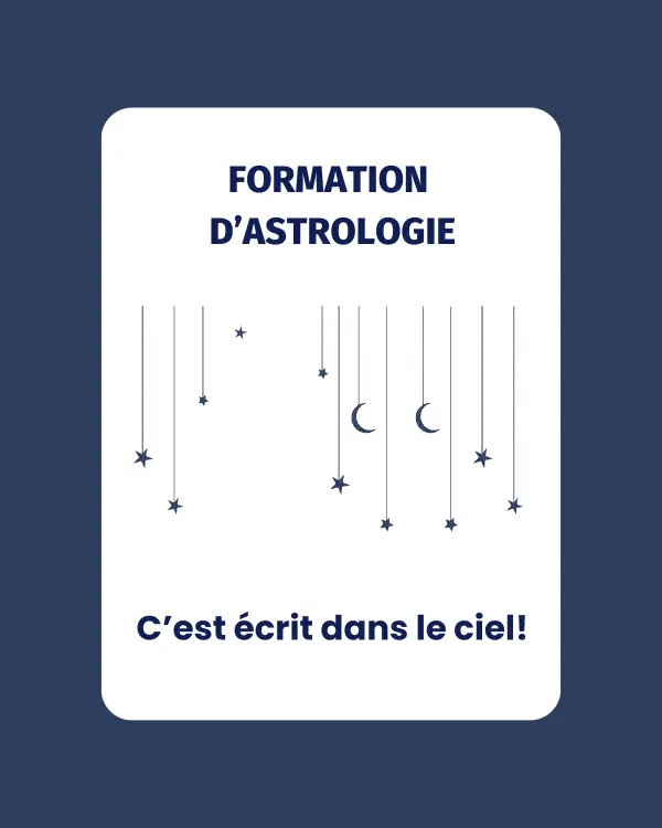 Formation C'est écrit dans le ciel