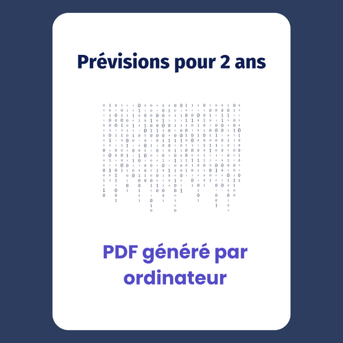 Prévisions pour deux ans